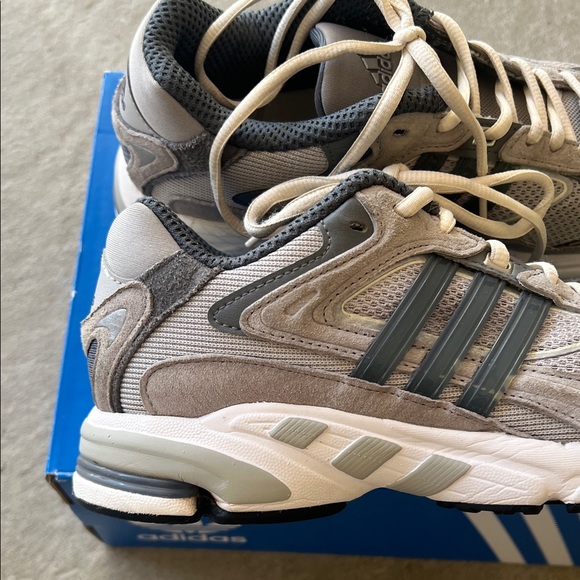 adidas Gray and Blue Men's Sneakers - Picture 5 of 14